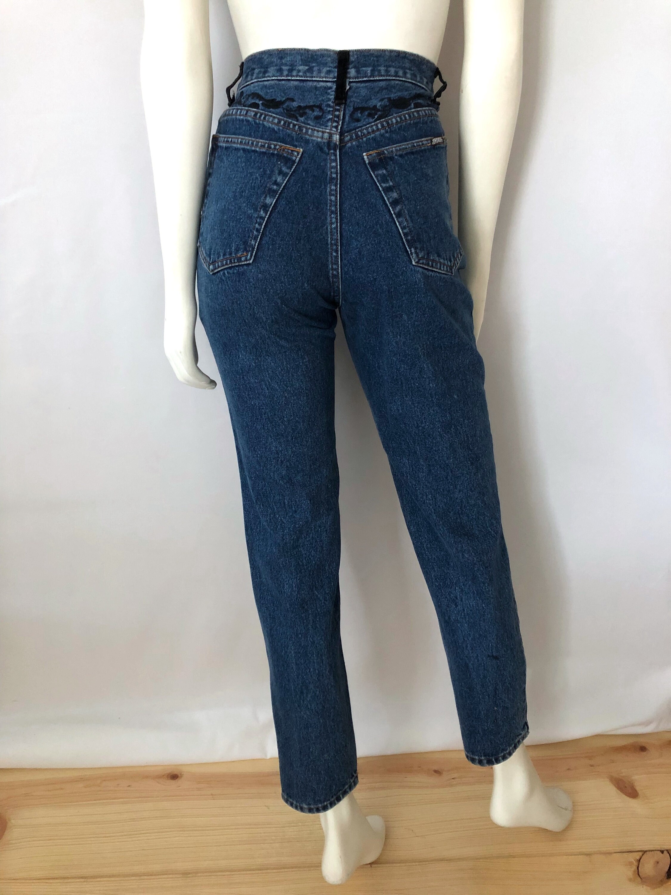 Vintage Women's 80's Jordache Jeans Dark Wash High | Etsy