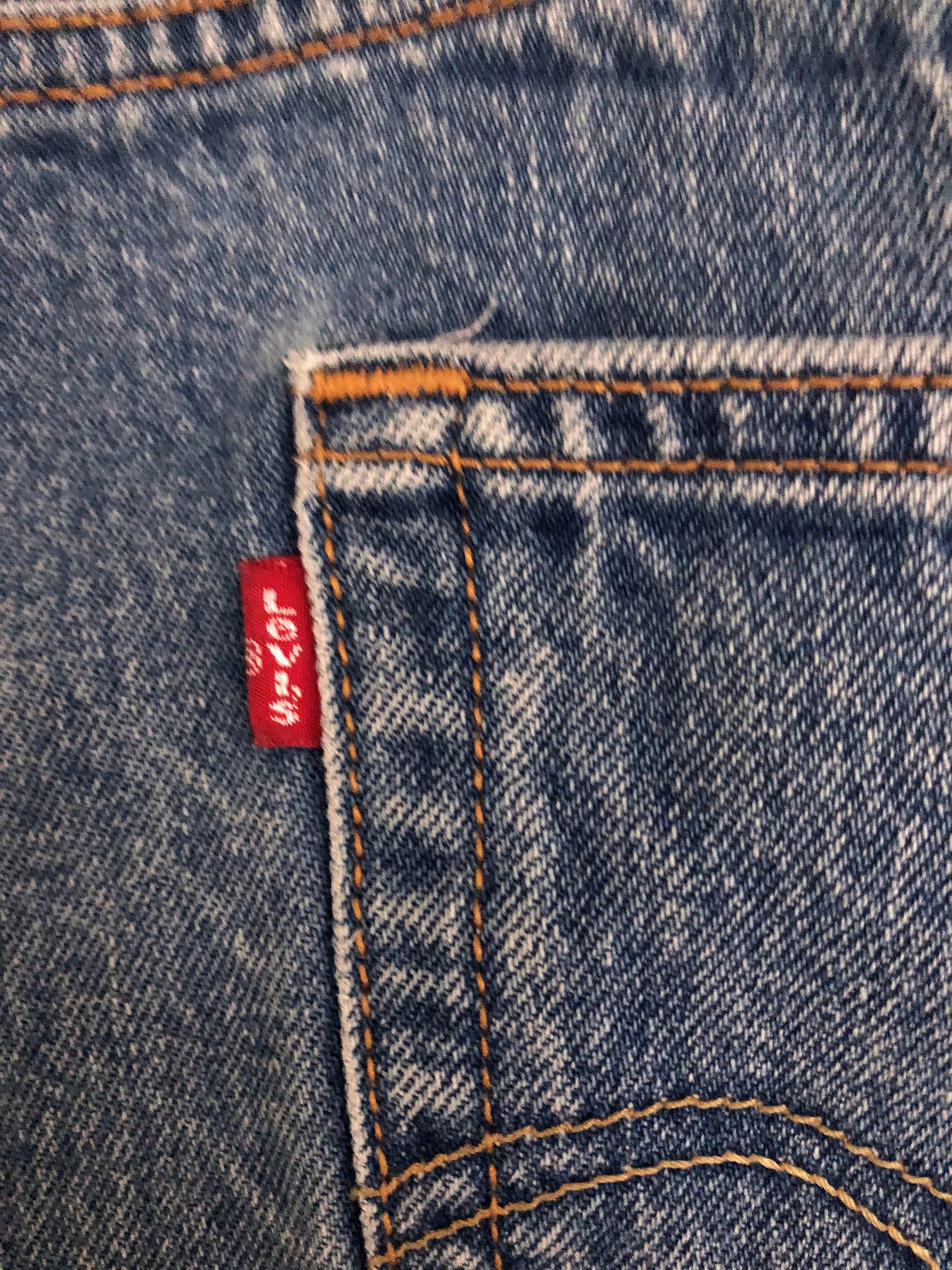 未使用！　Levi's 501 Original　blank red tab RARE Blank Red Tag Deadstock Levis 501xx Blue Denim Jeans