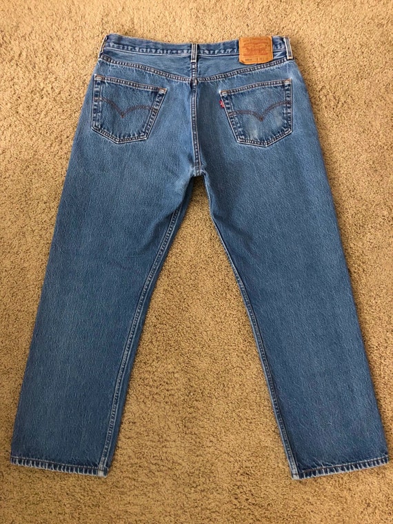 Vintage 90's Levi's 501XX, Blue Jeans, Red Tab, Short, Denim