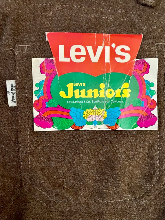 1960s Mens Deadstock Levi's Stripe Bell Bottoms