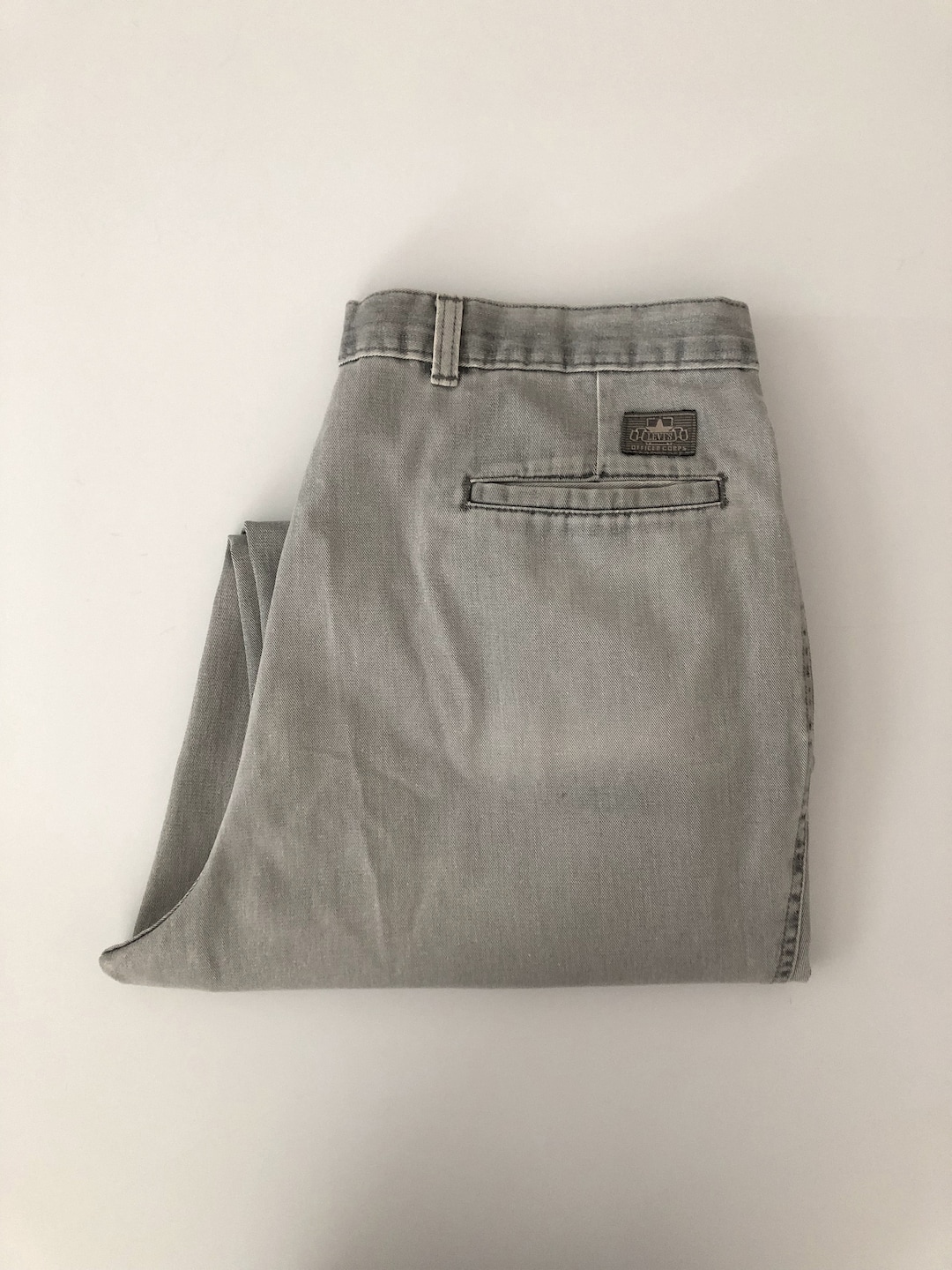 90’s USA Levi’s Action slacks グレー w36 Vintage Levis Action Slacks Pleated Gray Dress Pants Men's