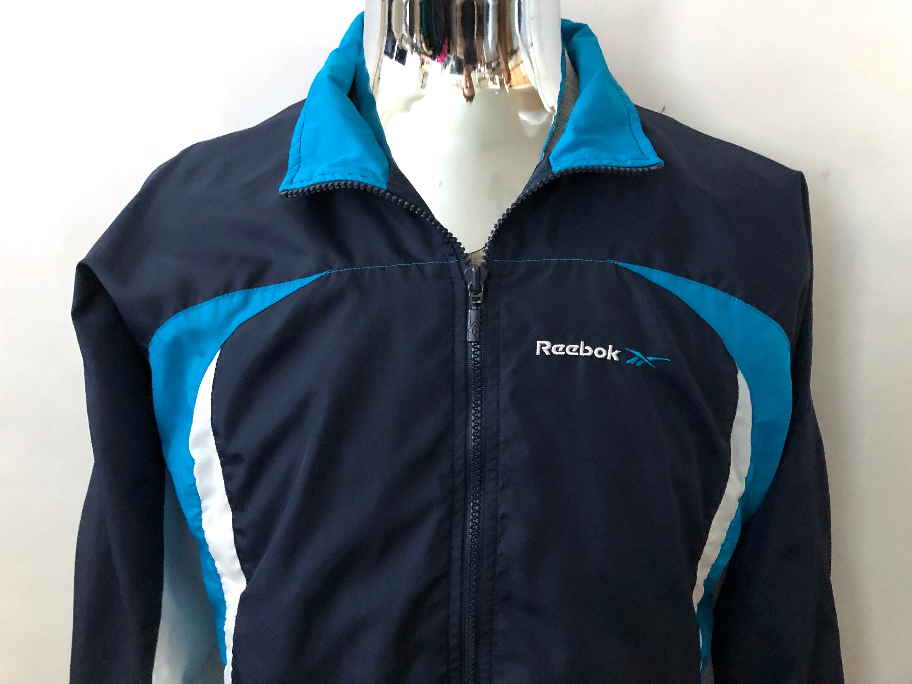 Vintage 80's/90's Reebok, Nylon, Windbreaker, Jacket (M) - Etsy Vintage 80's/90's Reebok, Nylon, Windbreaker, Jacket (M) - Etsy