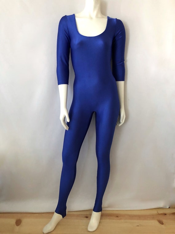 Vintage Women's 80's Cobalt Blue, Stirrup Pant, Le