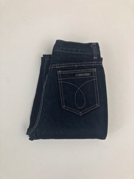 Vintage 80's Calvin Klein USA Jeans High Waisted Dark - Etsy Finland
