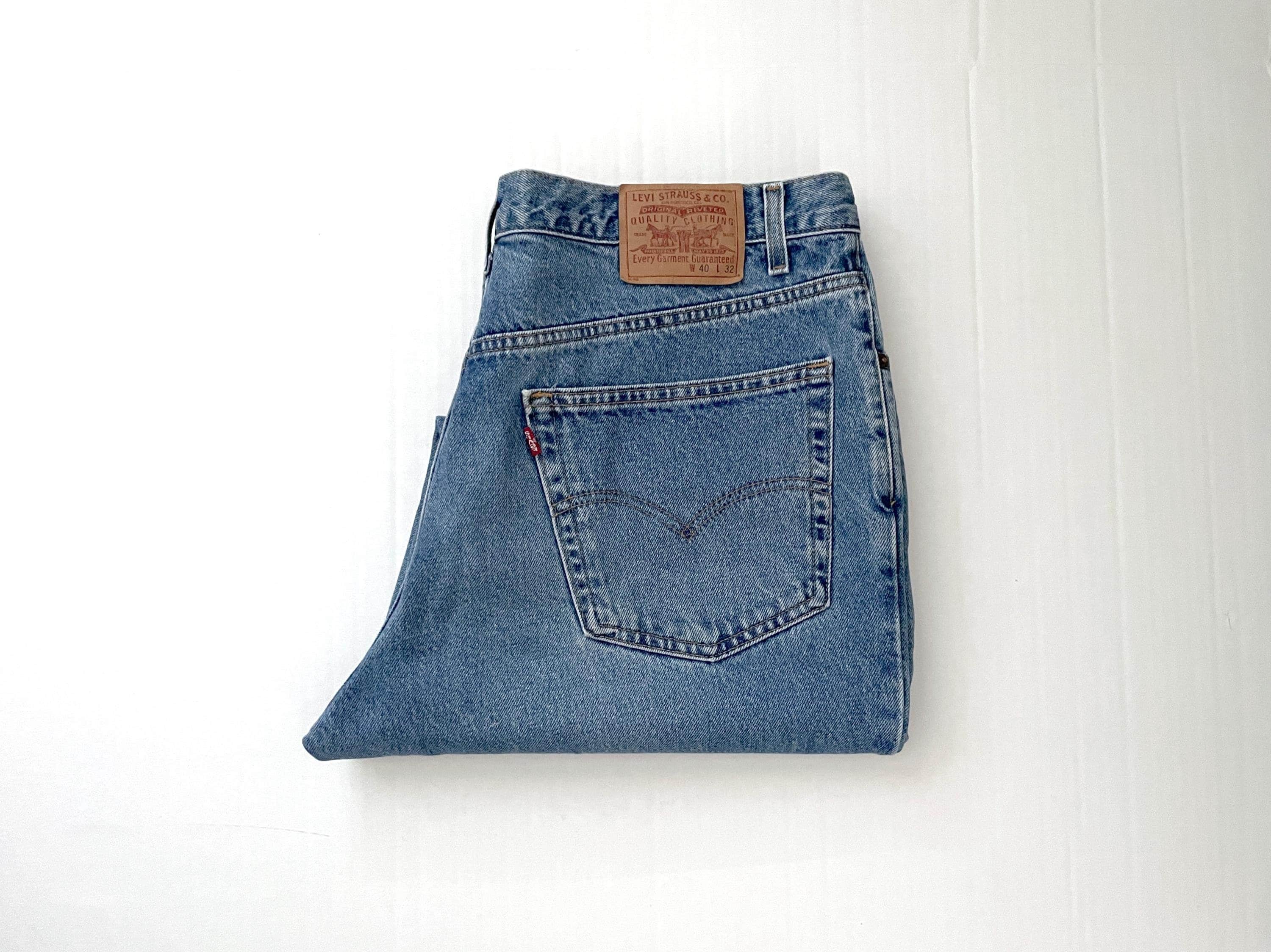 良色　levi's 550 USA製　W36 L30 554 90s 00s Y2K Levi's 550, Jeans, Relaxed Fit, Denim (W39) - Etsy