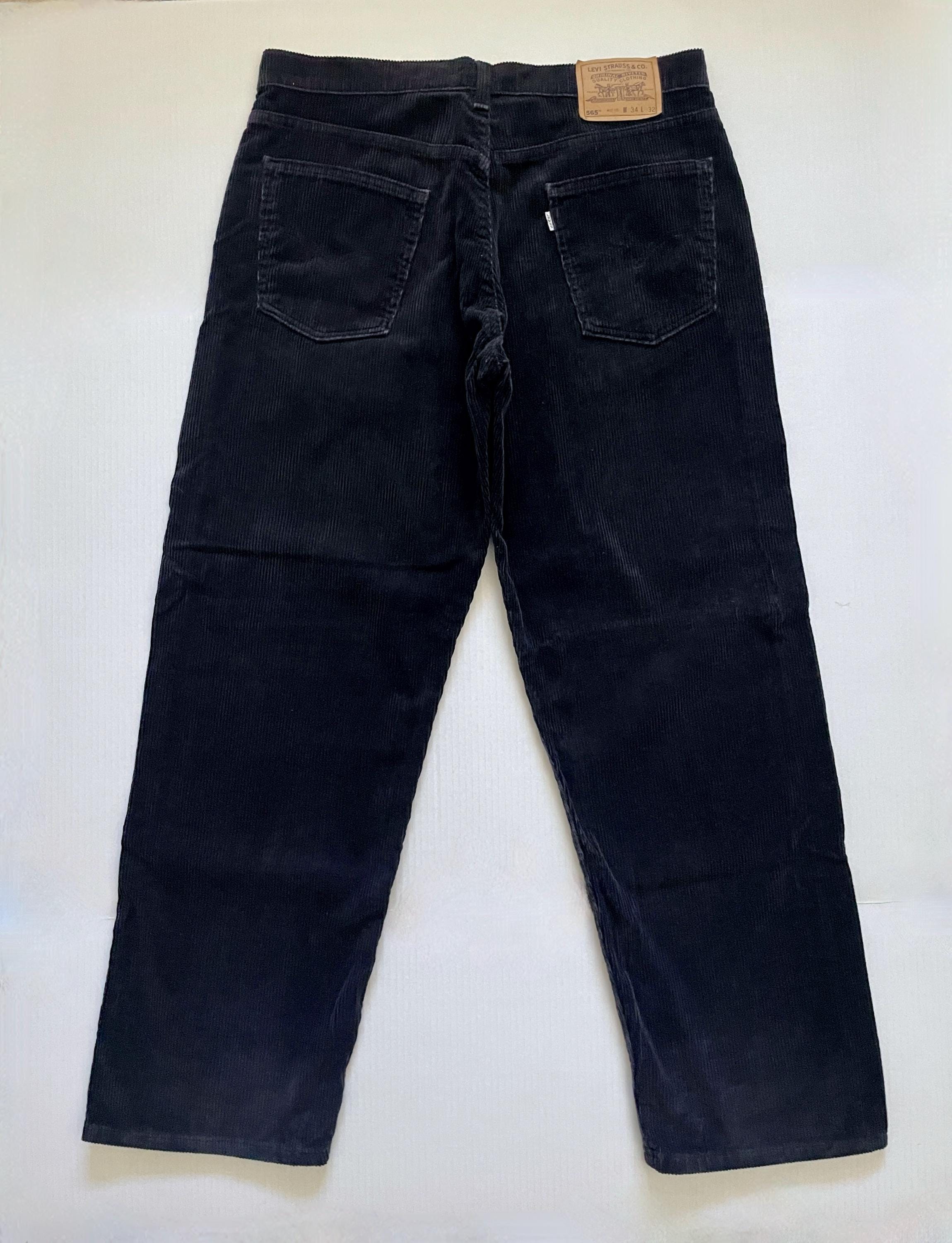 Levi Action Slacks Black - Etsy Canada