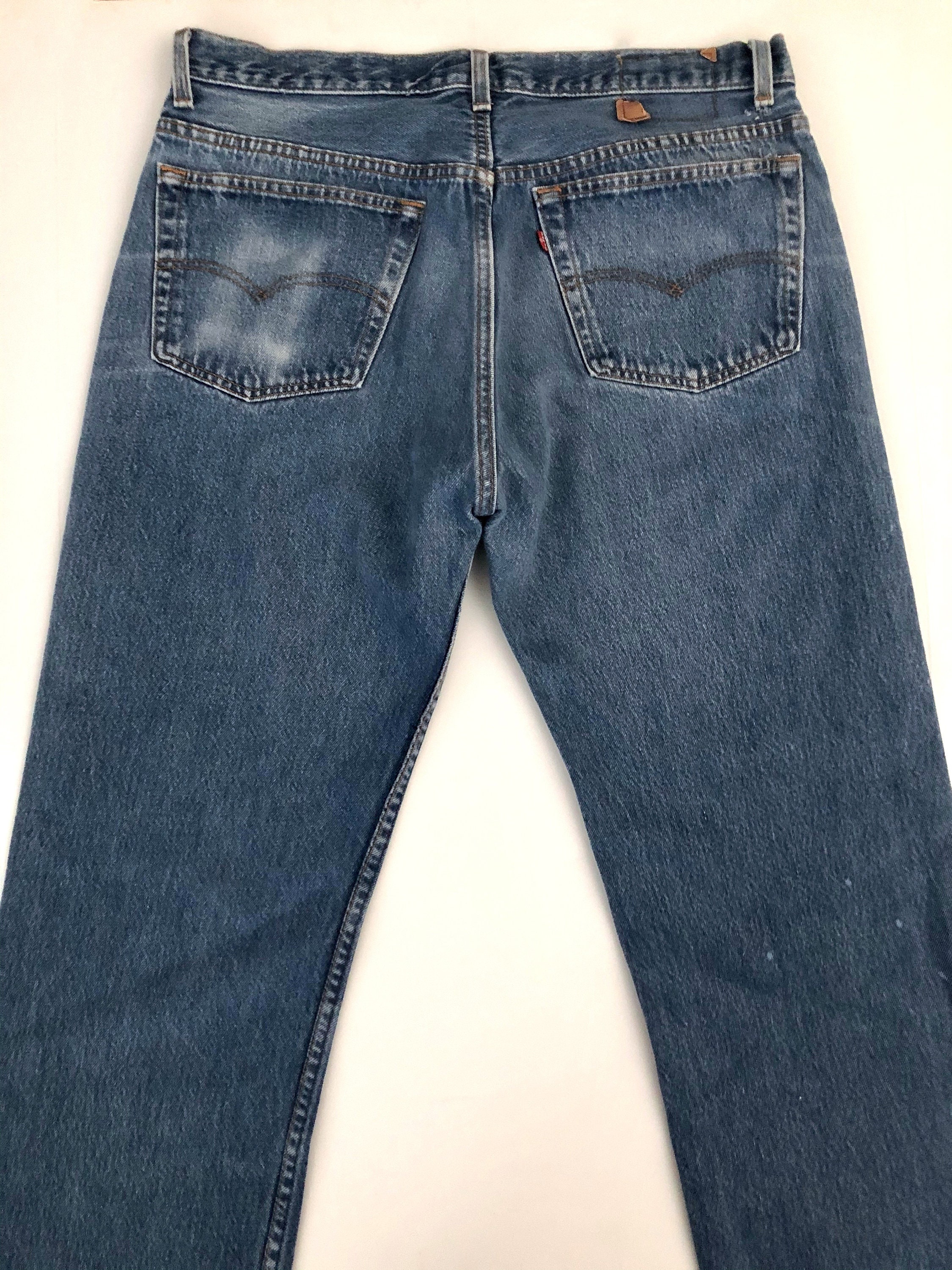 90's Levi's 501 Jeans USA, Button Fly, Denim (W36) - Etsy