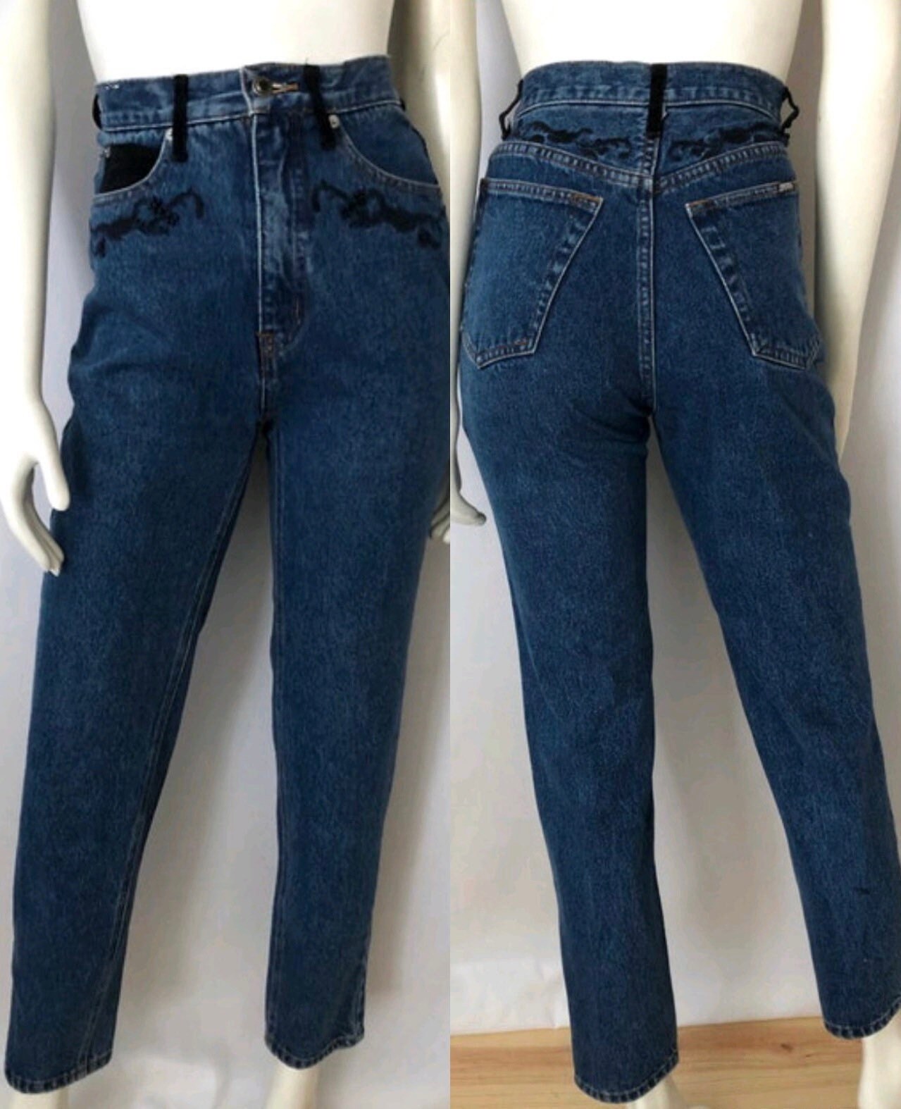 Jordache Jeans Dark Wash High Waisted 