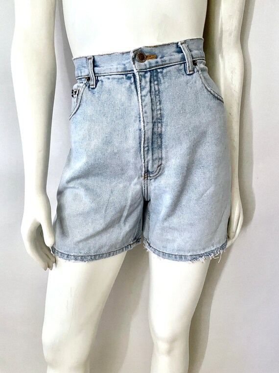 Vintage 90's Route 66, High Waisted, Denim Shorts… - image 3