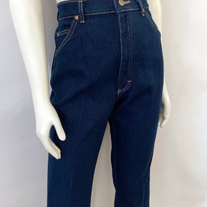 Vintage 80's Lee Riders, Jeans, High Waisted, Dark Wash, Denim M image 4