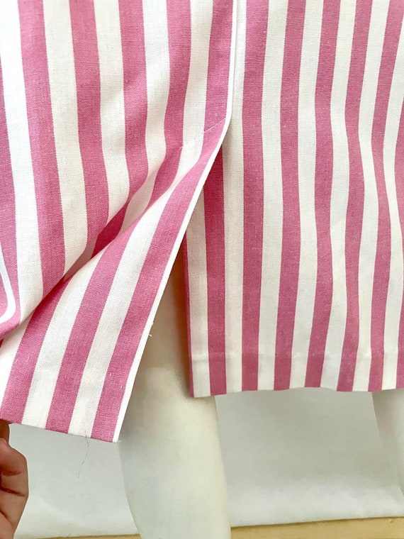 Vintage 80's Jantzen, Pink, White, Striped, Skirt… - image 9