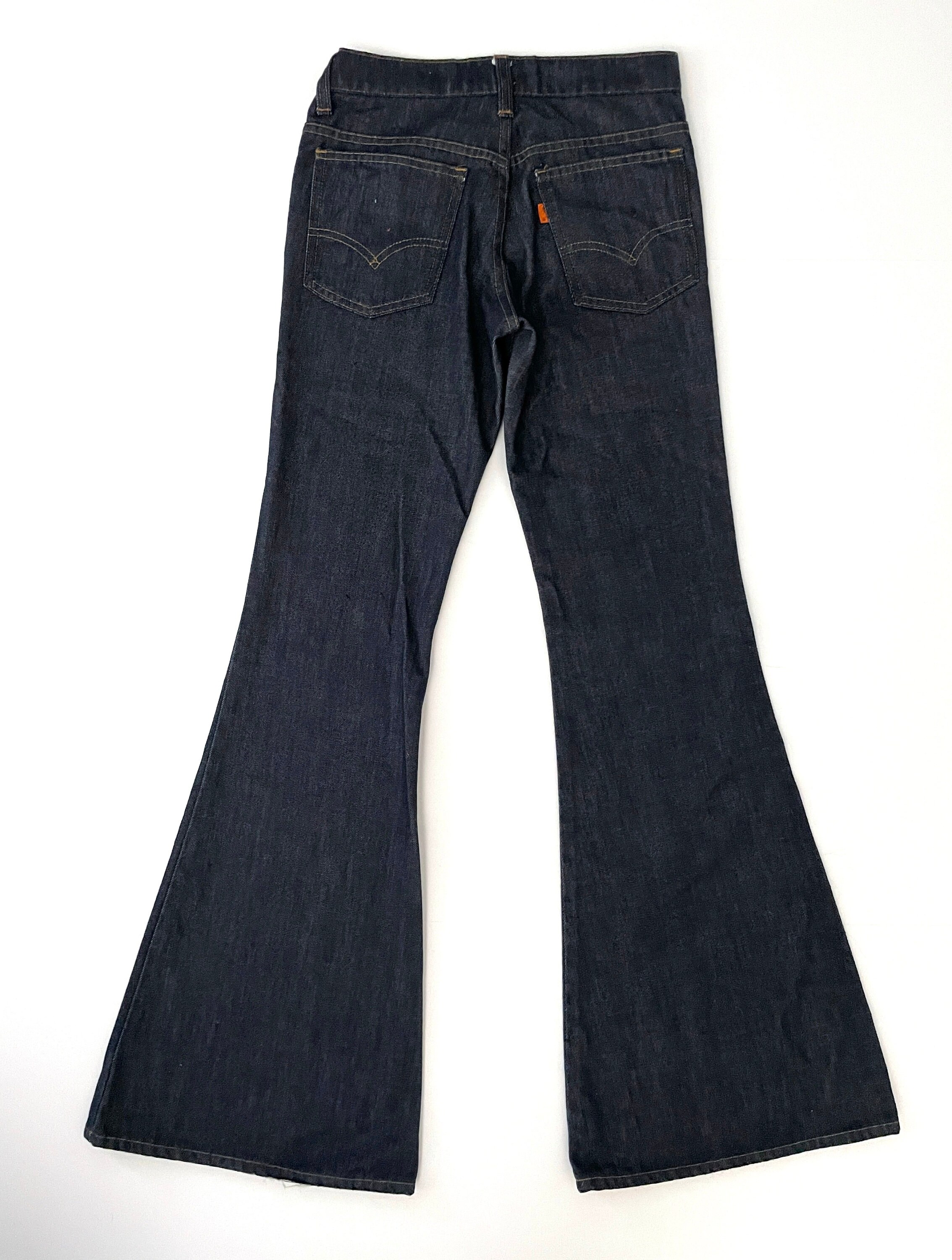 Vintage 70's Levi's 784, Dark Wash, Bell Bottom, Pants (XXS) Vintage 70's Levi's 784, Dark Wash, Bell Bottom, Pants (XXS)