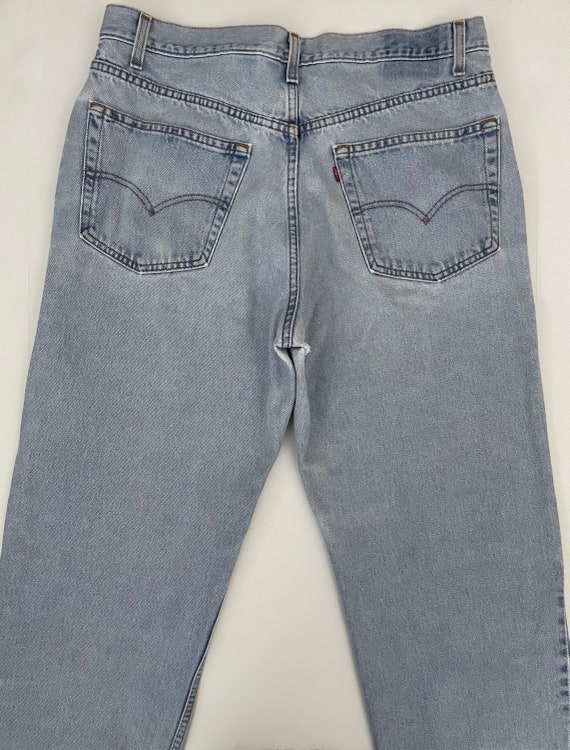 Vintage 90's Levi's 550 Jeans, Relaxed Fit, Denim… - image 7