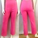 Vintage 70's NOS, Hot Pink, Neon, Flare Pants by Growing Girl Sears (XS)