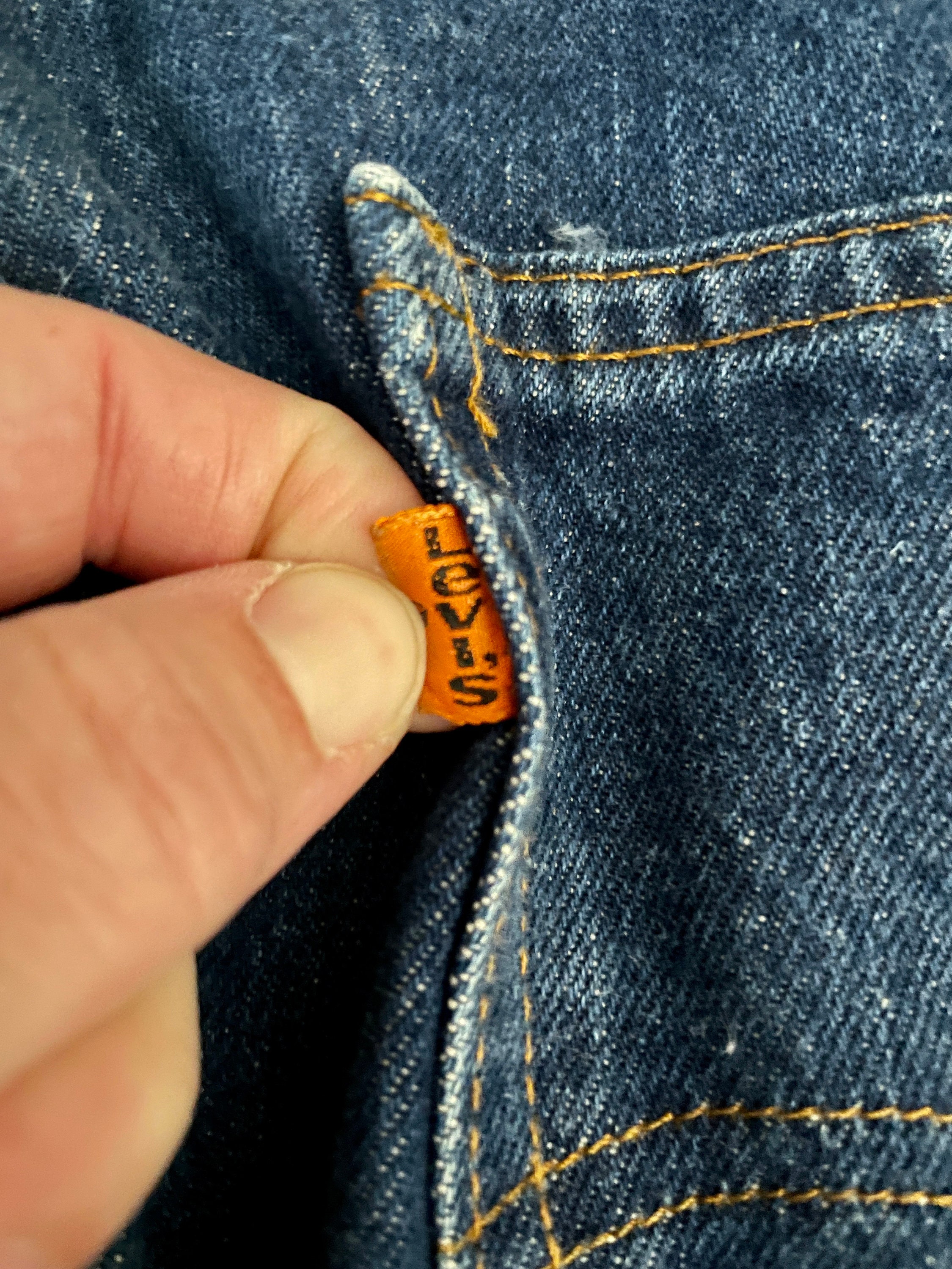 80's Levi's 646 Jeans, Bell Bottom, Orange Tab, Denim (W34) - Etsy