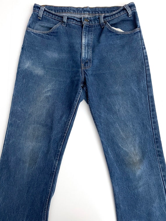 80's Levi's 646 Jeans, Bell Bottom, Orange Tab, D… - image 2
