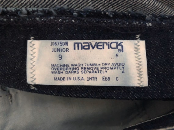 Vintage 80's Deadstock, Maverick Jeans, High Wais… - image 5