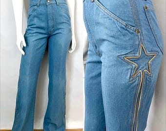 【BAON】Minconi Star Printed Denim Pants MASTODON DENIM PRINTED PANTS – UNDER THE SIGN