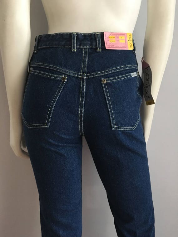 Vintage 90s 00s Blue Bootcut High Waisted Deadstock Denim Jeans 8 10 S