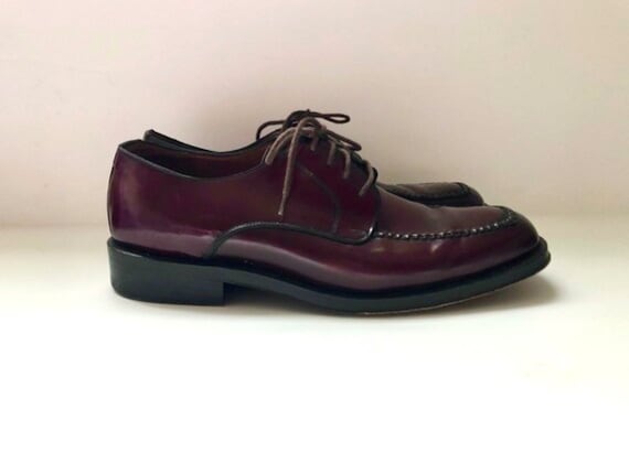 SALE 90's Cole Haan, Burgundy, Leather, Oxfords (… - image 7