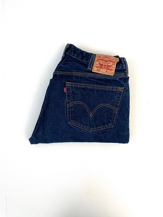 Vintage 00's Levi's 501XX Jeans Blue Red Tab Short - Etsy Israel