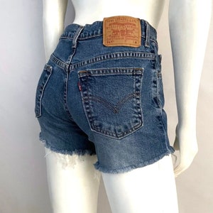 Vintage 90's Levi's 517, High Waisted, Cut Off's, Denim, Shorts (Size 4)