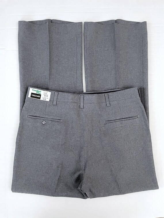 80's Deadstock, Haggar, Gray, Bootcut, Pants (W36) - Etsy