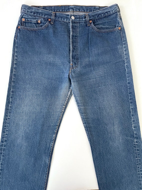 80's Levi's 501 Jeans, Button Fly, Red Tab, Denim (W38) - Etsy