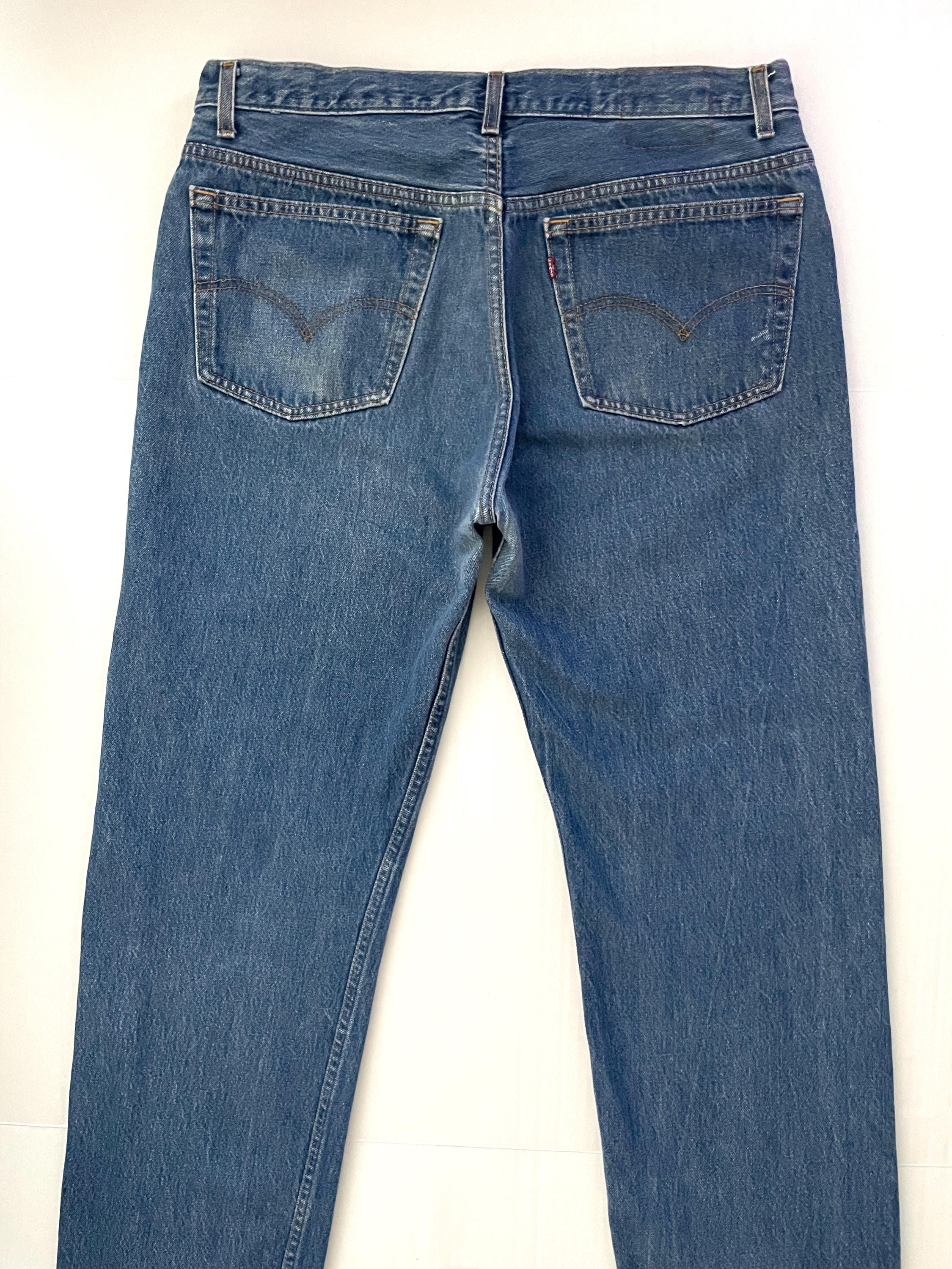 90's Levi's 501 Jeans USA, Button Fly, Denim (W36) - Etsy