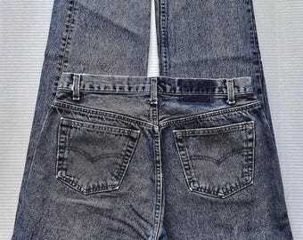 Jeans Levi's 501 anni '80, modello USA, chiusura con bottoni, in denim (W32)