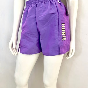Vintage 80's Deadstock, Hobie, Purple, Nylon, Shorts (size M Vintage 80's Deadstock, Hobie, Purple, Nylon, Shorts (size M