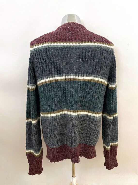 Vintage 80's Saturday's, Colorful, Striped, Wool … - image 8