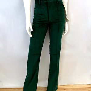 Vintage 70's Deadstock, Maverick, Green, Corduroy, Pants Size 2 image 3