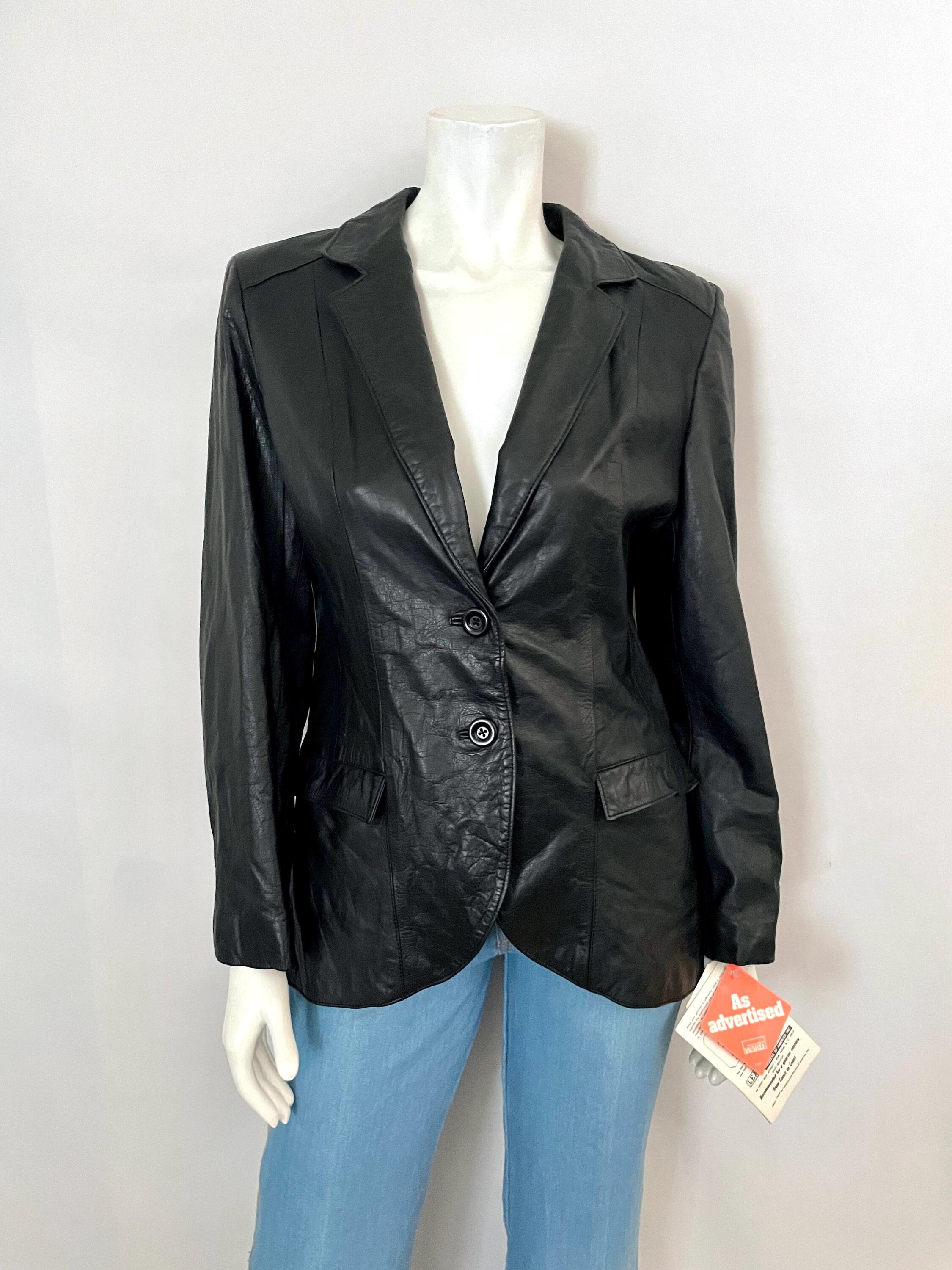 Remy Leather Jacket 80s Leather Jacket Deadstock