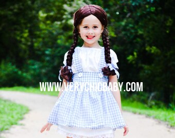 Girls Dorothy Gingham Dress Costume