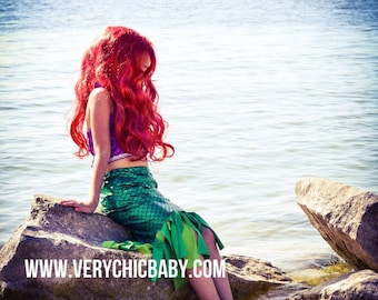 Little Mermaid Costume, Ariel Inspired Birthday Outfit