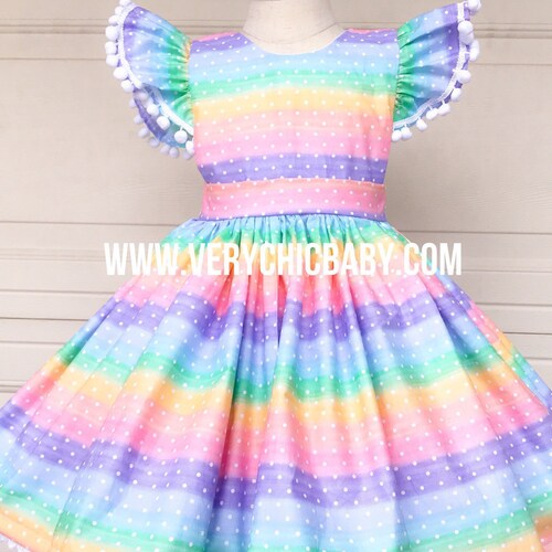 Rainbow Dress Rainbow Birthday Dress 