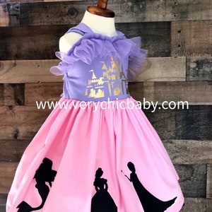 Silhouette Princess Dress, Girls Princess Dress