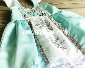 Elsa Dress, Elsa Costume, Frozen Elsa Costume, Frozen Elsa Dress,Couture Ice Princess, Elsa Princess Dress, Elsa Birthday Outfit, Elsa Girls