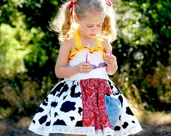 Jessie Toy Story Costume Dress, Cowgirl Outfit, Birthday Party