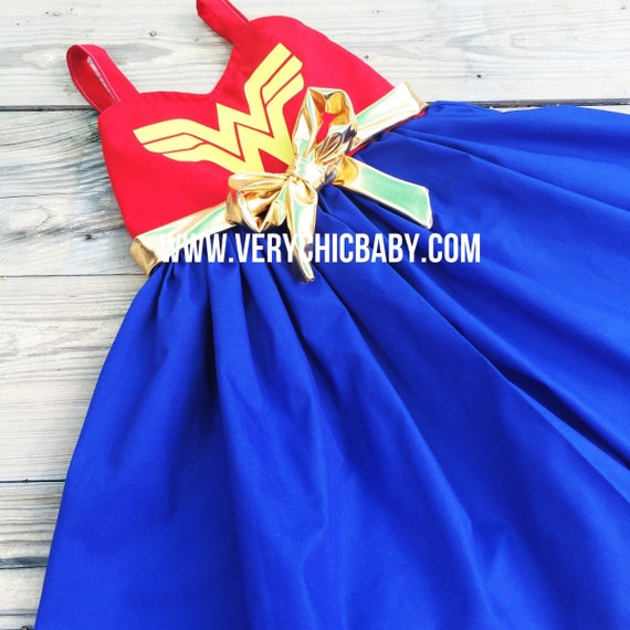 Vestido de la mujer maravilla vestido de las niñas de la - Etsy México Vestido de la mujer maravilla vestido de las niñas de la - Etsy México