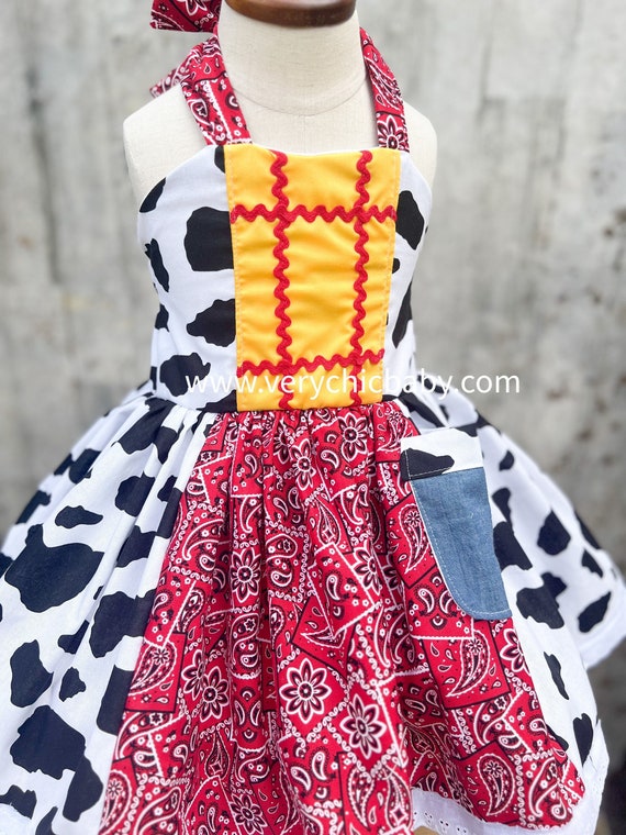 Woody Girls Dress Toy Story Woody Costume Girls Girls Toy Story Woody Dress Woody Toy Story Birthday Outfit Woody Girls Dress Costume Etsy