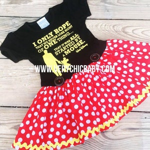 Mädchen Kleid Micky Maus Polka Dot Twirl