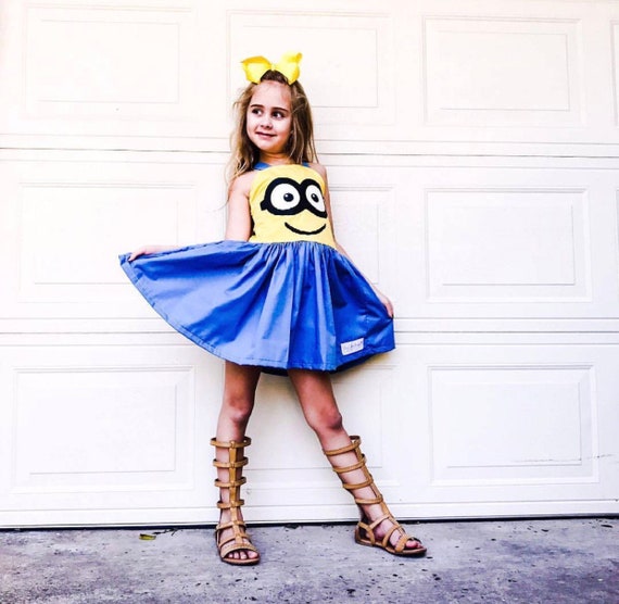 minion birthday outfit girl
