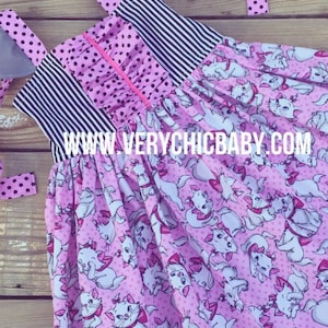 Aristocats Dress, Marie Dress, Aristocats Birthday Dress, Marie from Aristocats