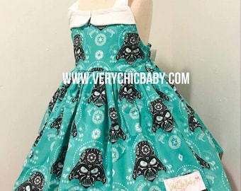 Vestido de Darth Vader, vestido de Star Wars para niñas