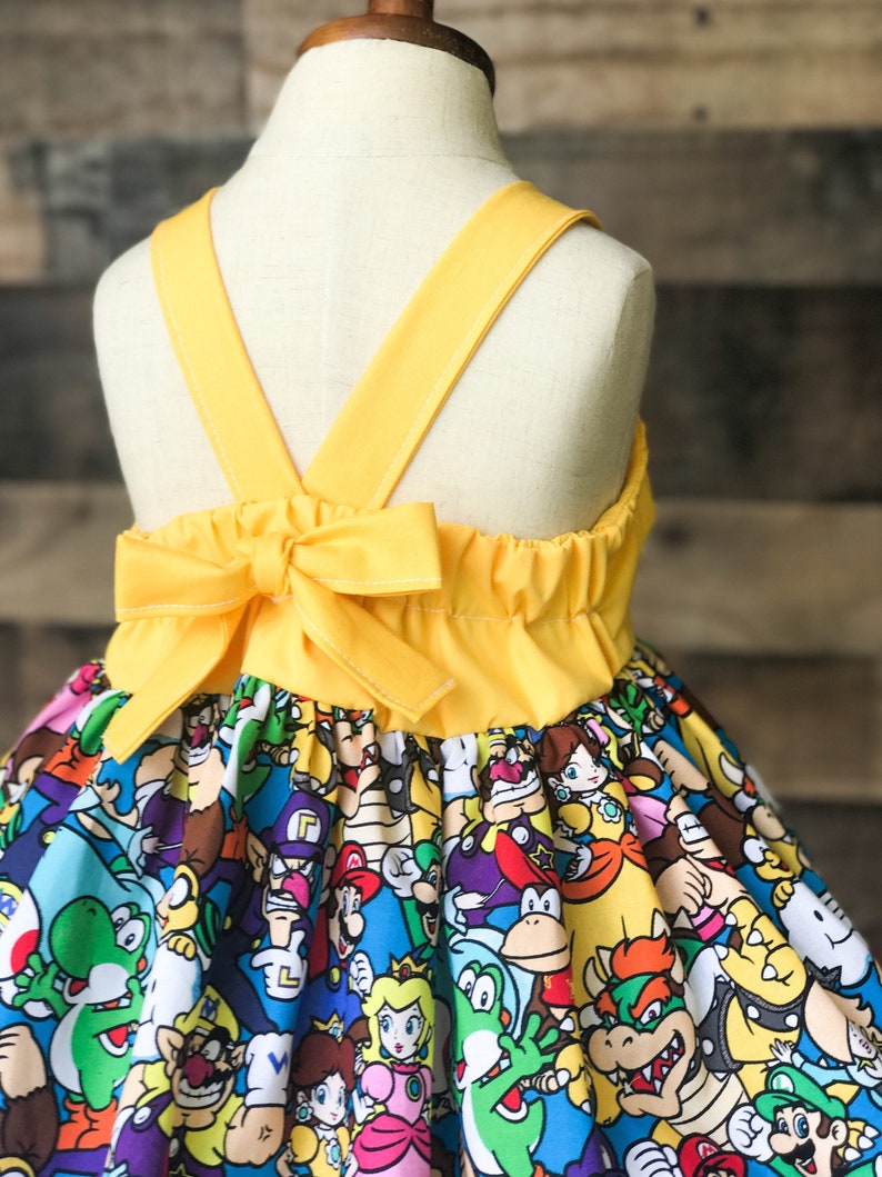 Robe Mario Brothers Robe Princesse Peach Super Mario Bros Etsy