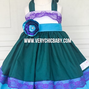 Little Mermaid Dress, Ariel Dress, Little Mermaid Costume, Little Mermaid Birthday Outfit, Little Mermaid girls costume, Little Mermaid