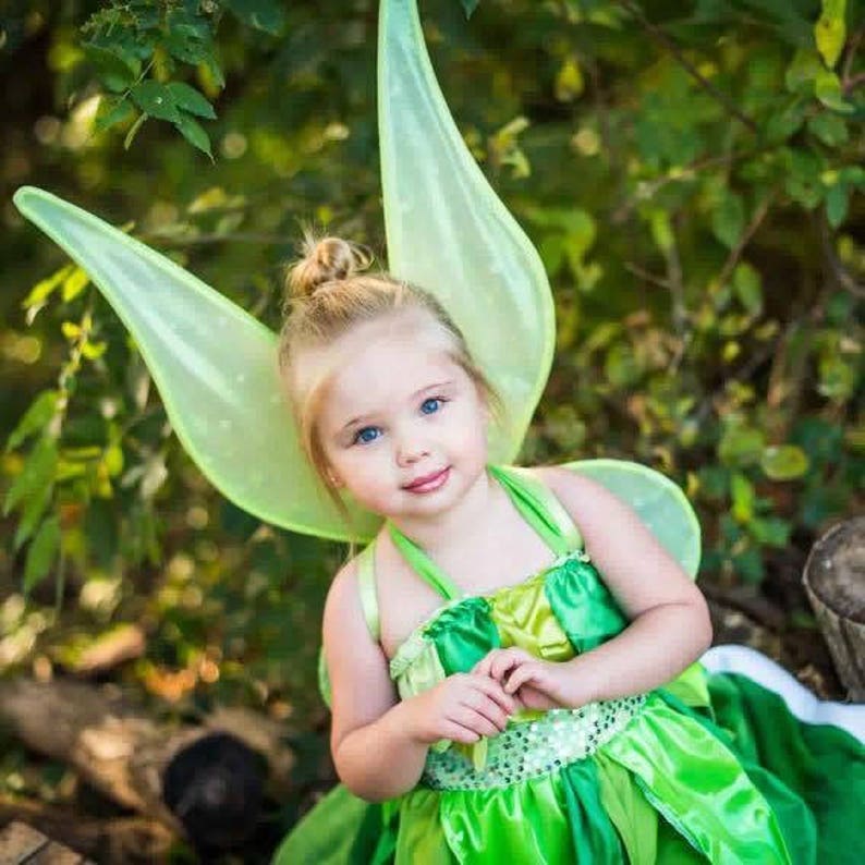 Tinkerbell Costume, Tinkerbell Dress, Tinkerbell Fairy Costume, Tinkerbell Halloween Costume Twirly Boutique Party Pageant peter pan image 4