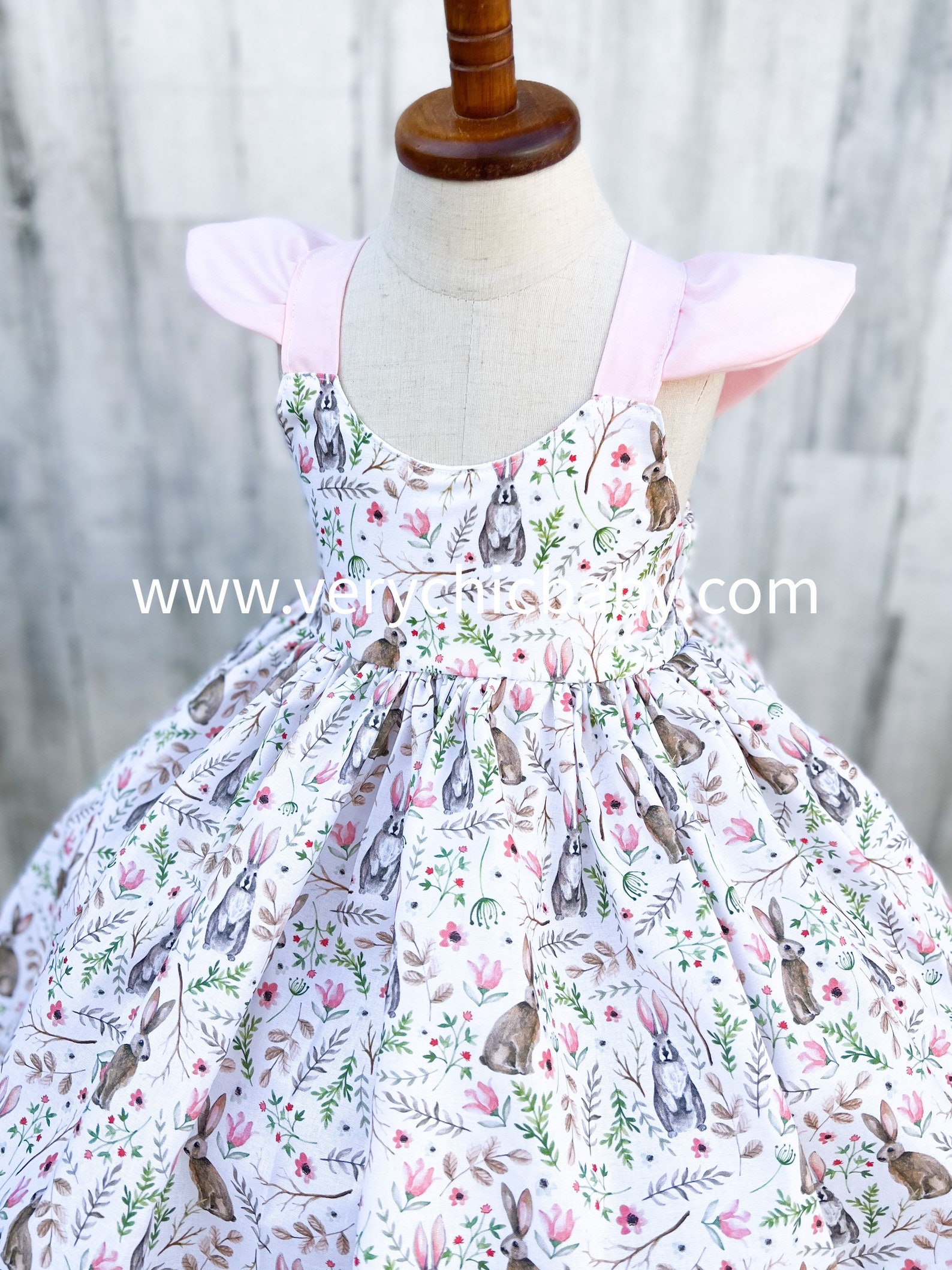 Easter Bunny Dress Easter Dress Girls Etsy